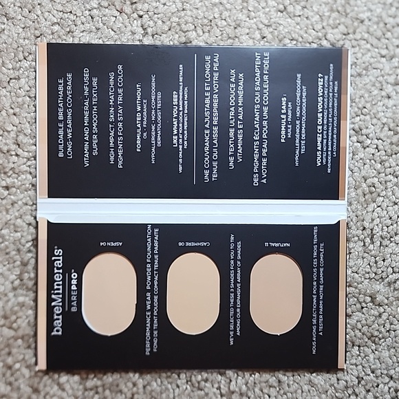 FREE W/ PURCHASE Bareminerals Bare Pro foundation samples - Picture 2 of 2